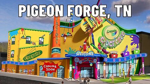 Crayola Experience Pigeon Forge Coming Fall 2024 | NEW Tennessee Attraction