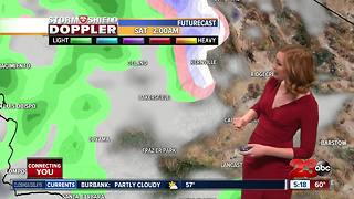 Rain picking up Thursday night