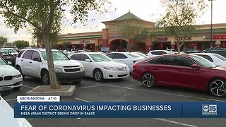 Coronavirus fears impacting businesses in Mesa's Asian District