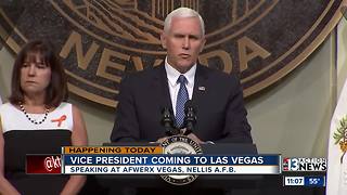 Vice President Mike Pence visits Las Vegas