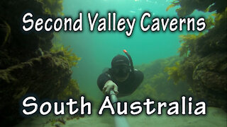 Freediving Second Valley Caverns, South Australia