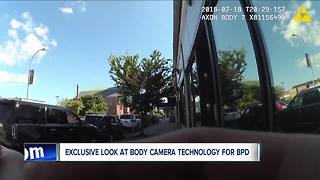 Exclusive look at body camera technology for BPD