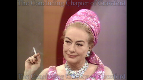 Joan Crawford 1970 Television Interview
