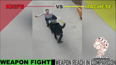 Machete versus knife - battle of reach and ego | Real Violence For Knowledge