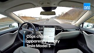 Canadian cops chased a Tesla Model S that appeared to have no one in it!