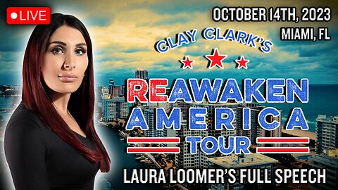 Laura Loomer Speaks at ReAwaken Tour in Miami