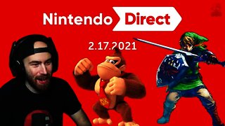 Nintendo Direct 2.17.2021 LIVE REACTION! (Zelda 35th Anniversary!? Smash Bros Ultimate, & MORE!)