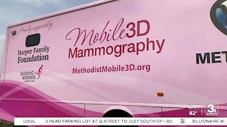 Methodist's Mobile Mammogram Unit provides free screenings to over a dozen women Thursday