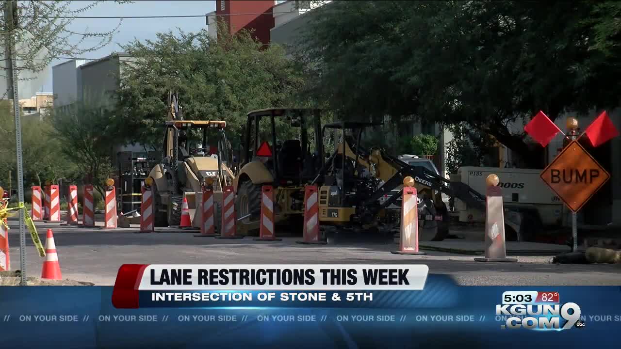 TDOT: Lane restrictions on Stone Avenue at 5th Street