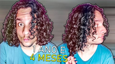 1 ANO E 4 MESES DEIXANDO O CABELO CRESCER