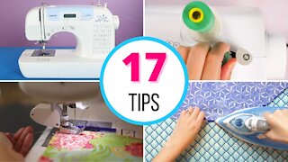 17 Very Basic Sewing Tips for Beginners