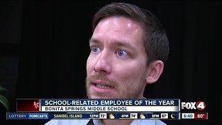 Lee Schools social worker wins employee of the year