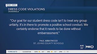 Dress code violations at Jacksonville School leaves questions about local Lee County Schools