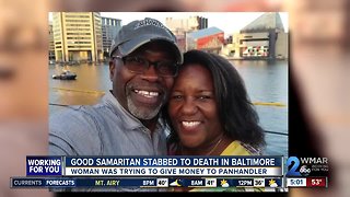 Family witnesses good Samaritan being stabbed