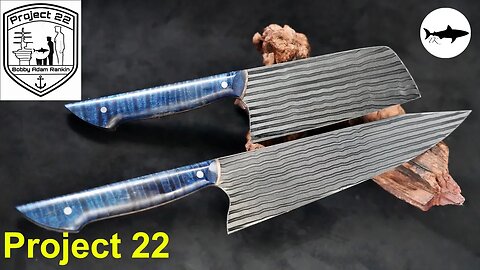 Making the Project22 donation knife set
