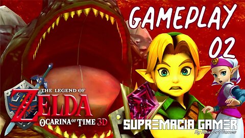 The Legend of Zelda: Ocarina of Time 3D - #02 - Os Gorons e a Pedra Espiritual do Fogo