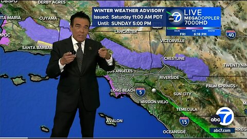 How much rain will SoCal see this weekend ? Danny Romero breaks down the rain totals