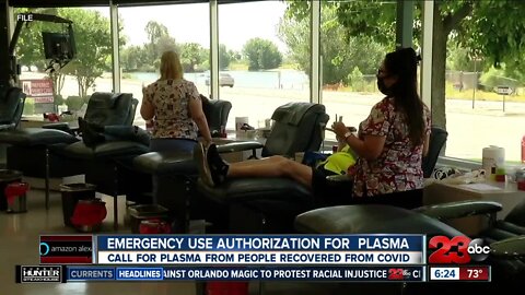What does the emergency use authorization of convalescent plasma mean?