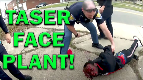 Fleeing vs Taser Deployment On Concrete With Video! LEO Round Table S07E15c