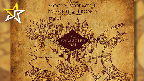 Harry Potter Fan Debuts Glow In The Dark "Marauder's Map" Tattoo