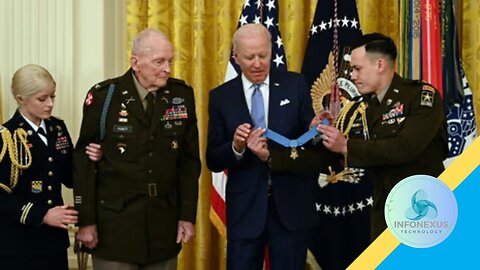 "Biden's Surprising Exit During Medal of Honor Ceremony Leaves Press and Observers Awestruck"