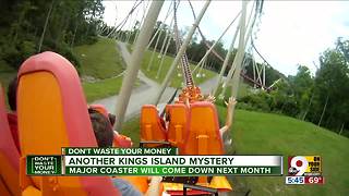 Kings Island confirms a major coaster coming down