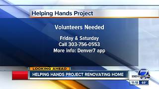 Helping Hands project renovating home