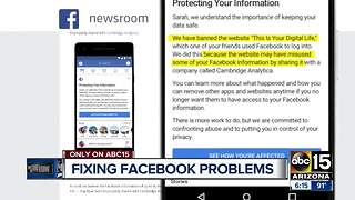 Facebook trying to fix account info breach