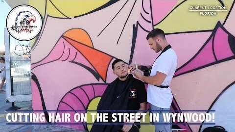 Cutting Hair On The Street In Wynwood! | #CuttingThroughAmerica