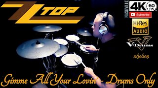 ZZ TOP - Gimme All Your Lovin' - Drums Only
