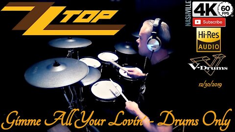 ZZ TOP - Gimme All Your Lovin' - Drums Only
