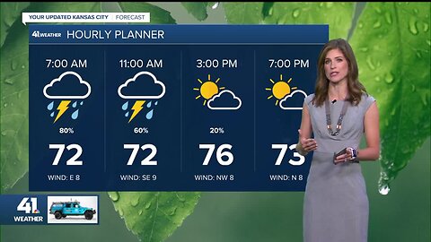 Thursday Midday weather forecast
