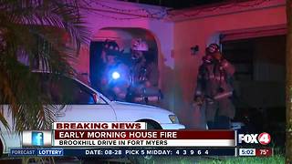 Nine residents safely evacuated from house fire in Fort Myers