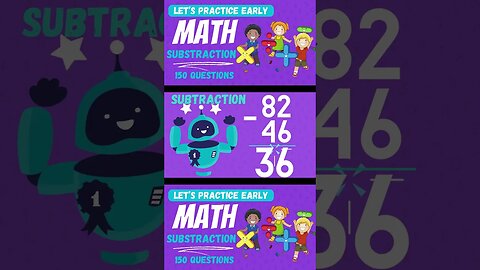 Math Subtraction Challenge for kids
