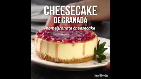 Pomegranate Cheesecake