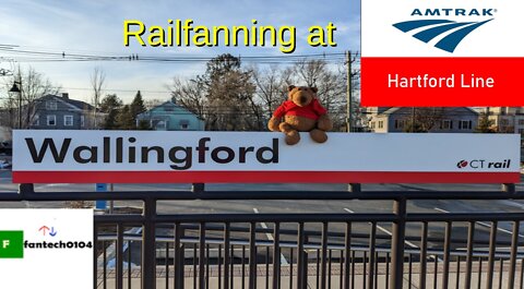 Railfanning at Wallingford Station on the Amtrak & CT Rail Hartford Line