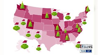 How much Christmas spirit does Nevada have?