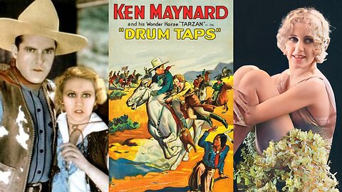 DRUM TAPS (1933) Ken Maynard, Dorothy Dix & Tarzan | Action, Romance, Western | B&W