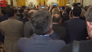 Acosta Loses Control, Literally Starts Screaming After Trump Speech