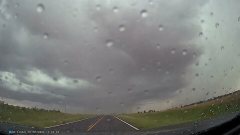 July 1 Storm Chase in Dickinson County South to Solomon and East to Abilene