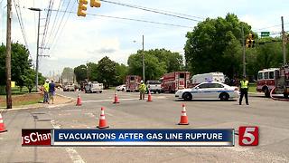 Gas Leak Shuts Down Portion Of Donelson Pike