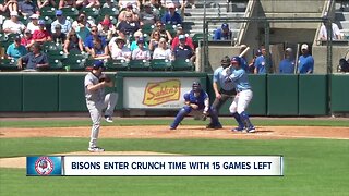 Bisons enter crunch time with 15 games left on their schedule