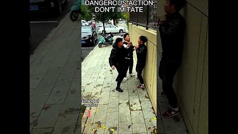🔴 Chinese kung fu, actual street fighting, please do not imitate dangerous moves.