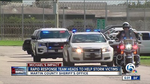 Martin County Sheriff's Office sends Rapid Response Team to assist storm victims