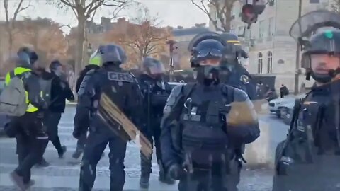 🚔POLICE IN RIOT GREAT - 🇫🇷FRANCE🇫🇷