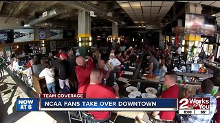 NCAA fans take over downtown