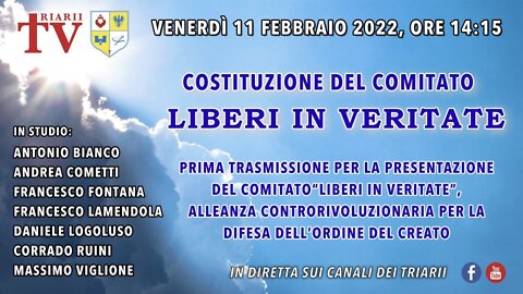 COSTITUZIONE DEL COMITATO LIBERI IN VERITATE