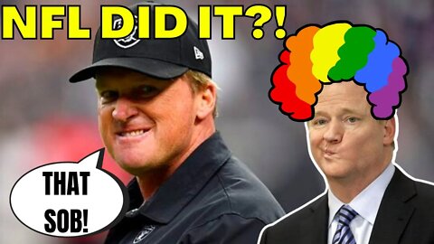 JON GRUDEN Says NFL PRESSURED Raiders Into FIRING HIM by Leaking Commanders Emails!