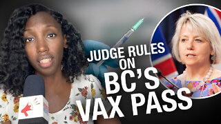 B.C. Supreme Court judge declines to consider vaccine injured plaintiffs' Charter right concerns