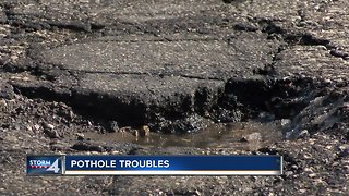 Pothole Problems: Temperature swings creating a number of potholes across Milwaukee